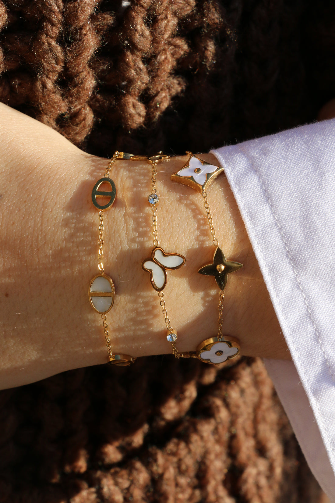 Bracelets Femme Acier Inoxydable — Hypoallergéniques | Skitplé