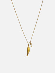 Collier Sardines Dorées