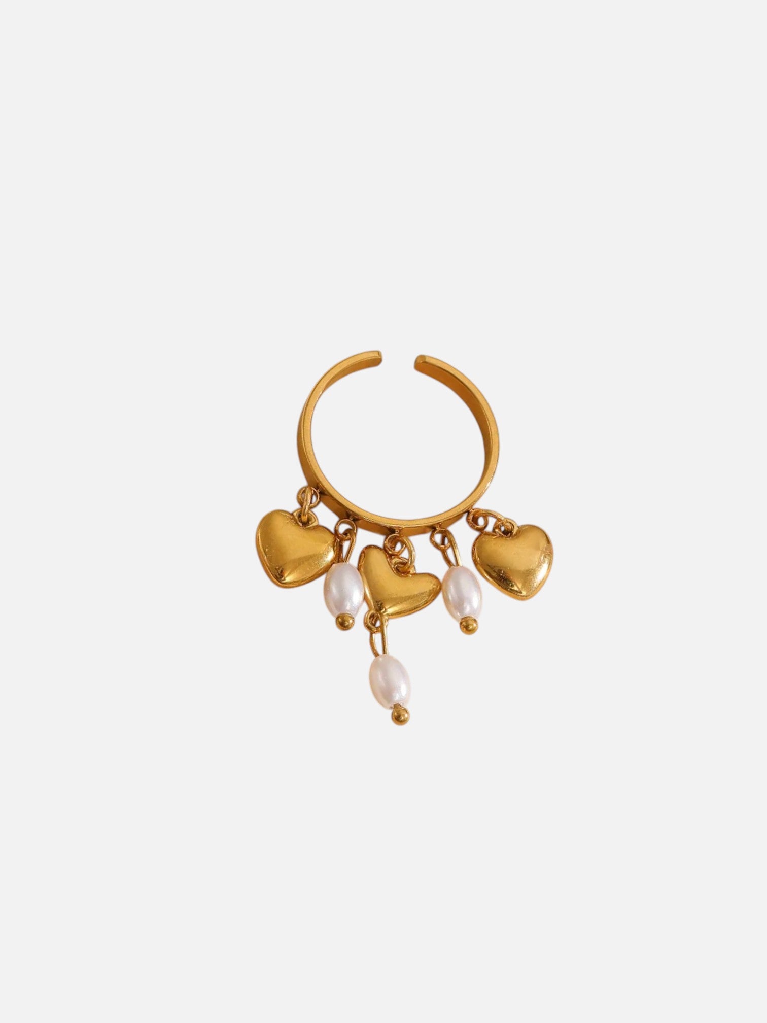Bague Amour Perlé