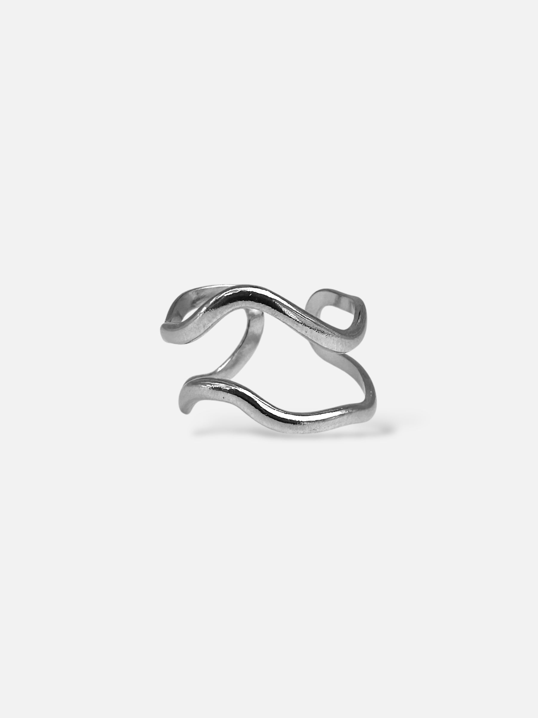 Bague Onde Argentée