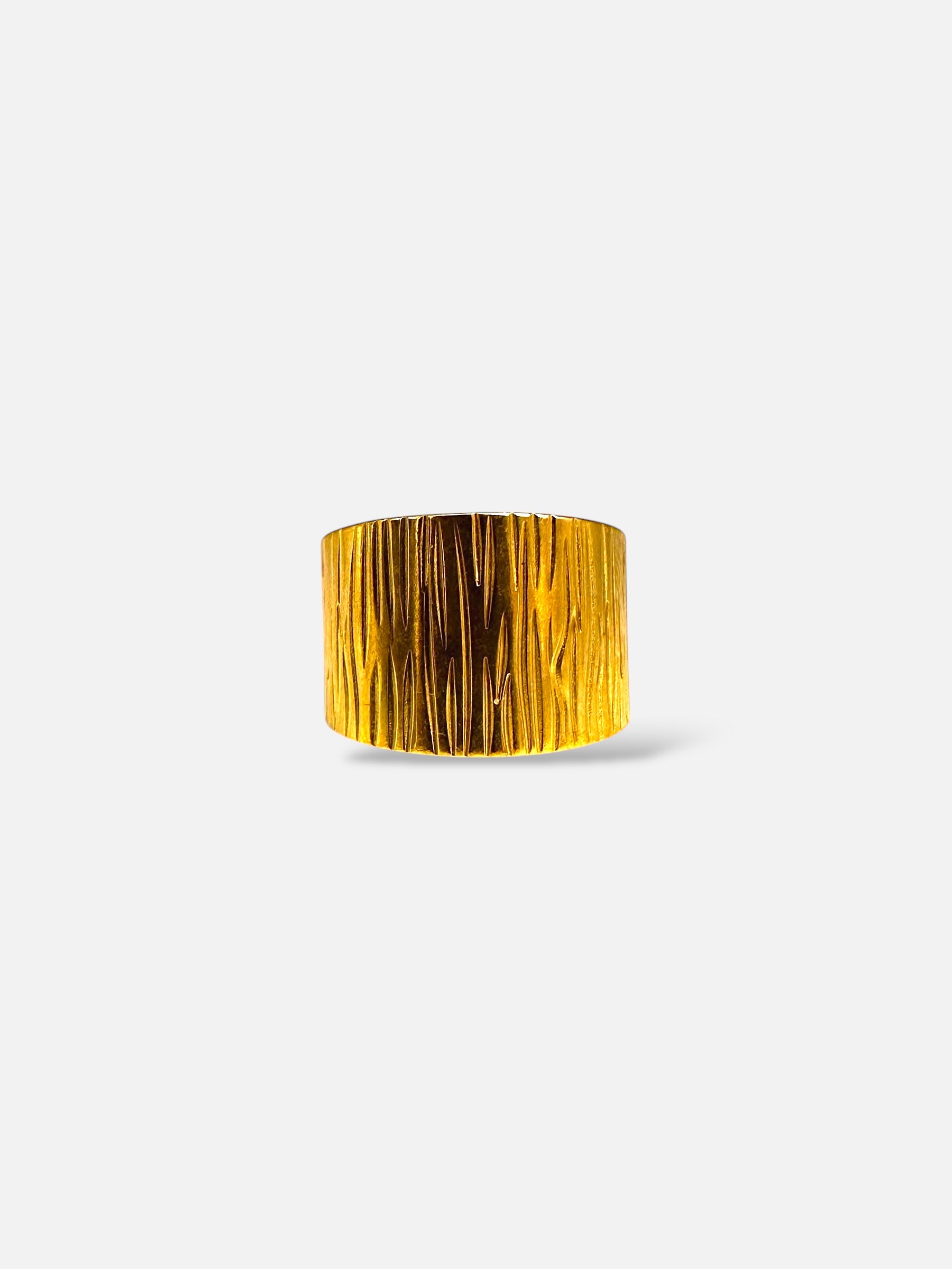 Bague Écorce Dorée