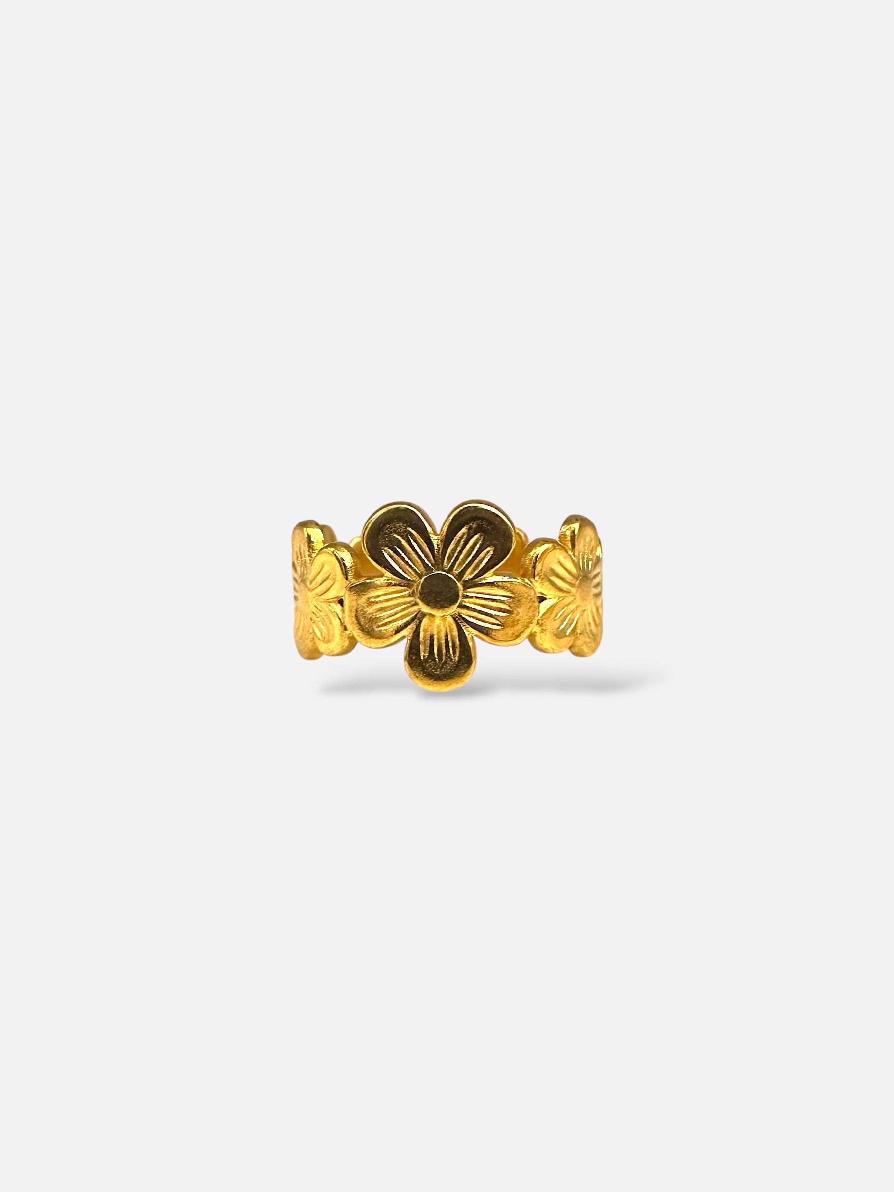 Bague Flower Dorée