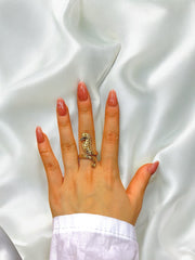 Bague Hippocampe Doré