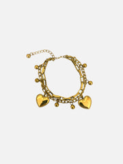 Bracelet Duo d'Amour Doré