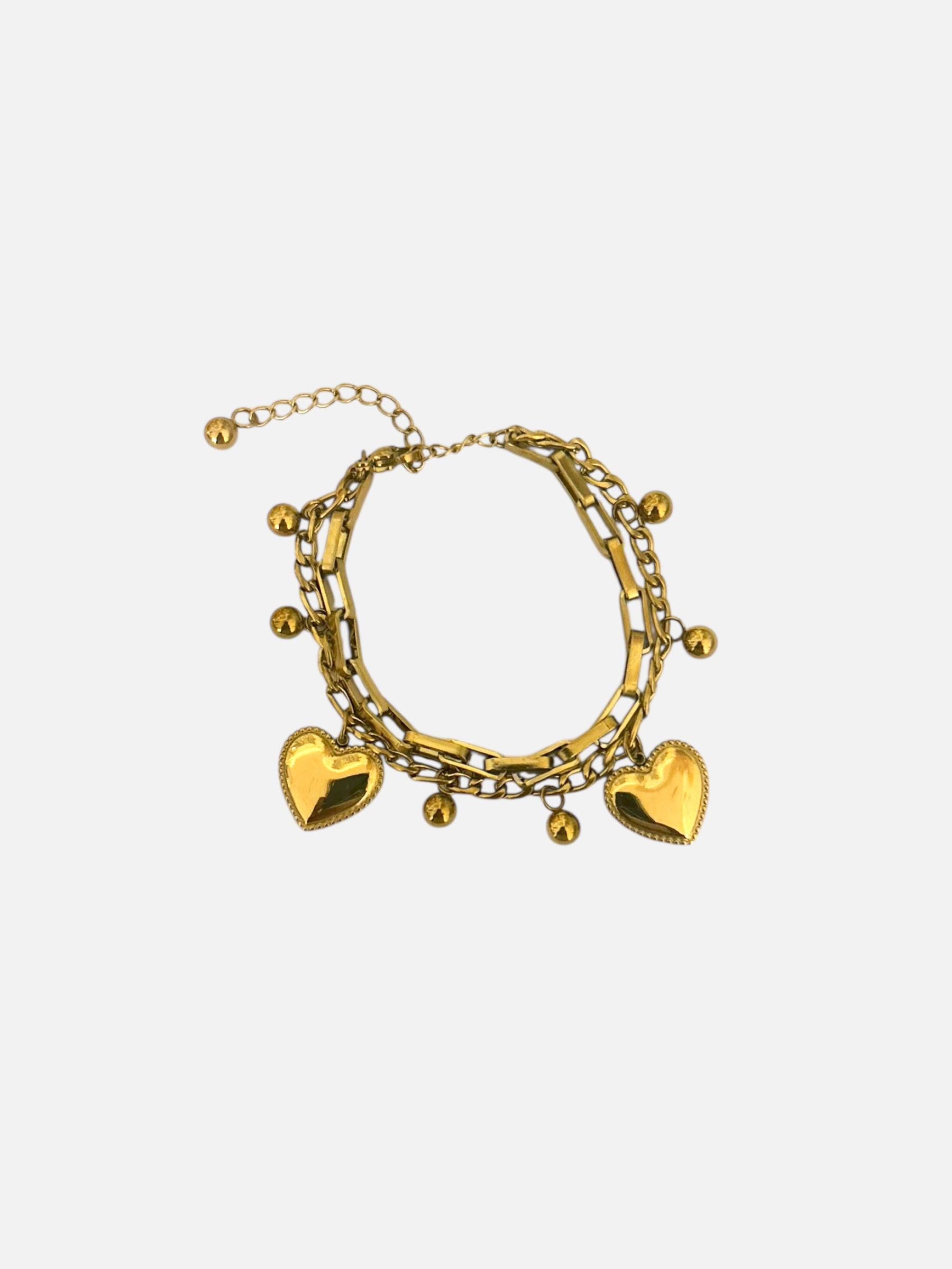 Bracelet Duo d'Amour Doré
