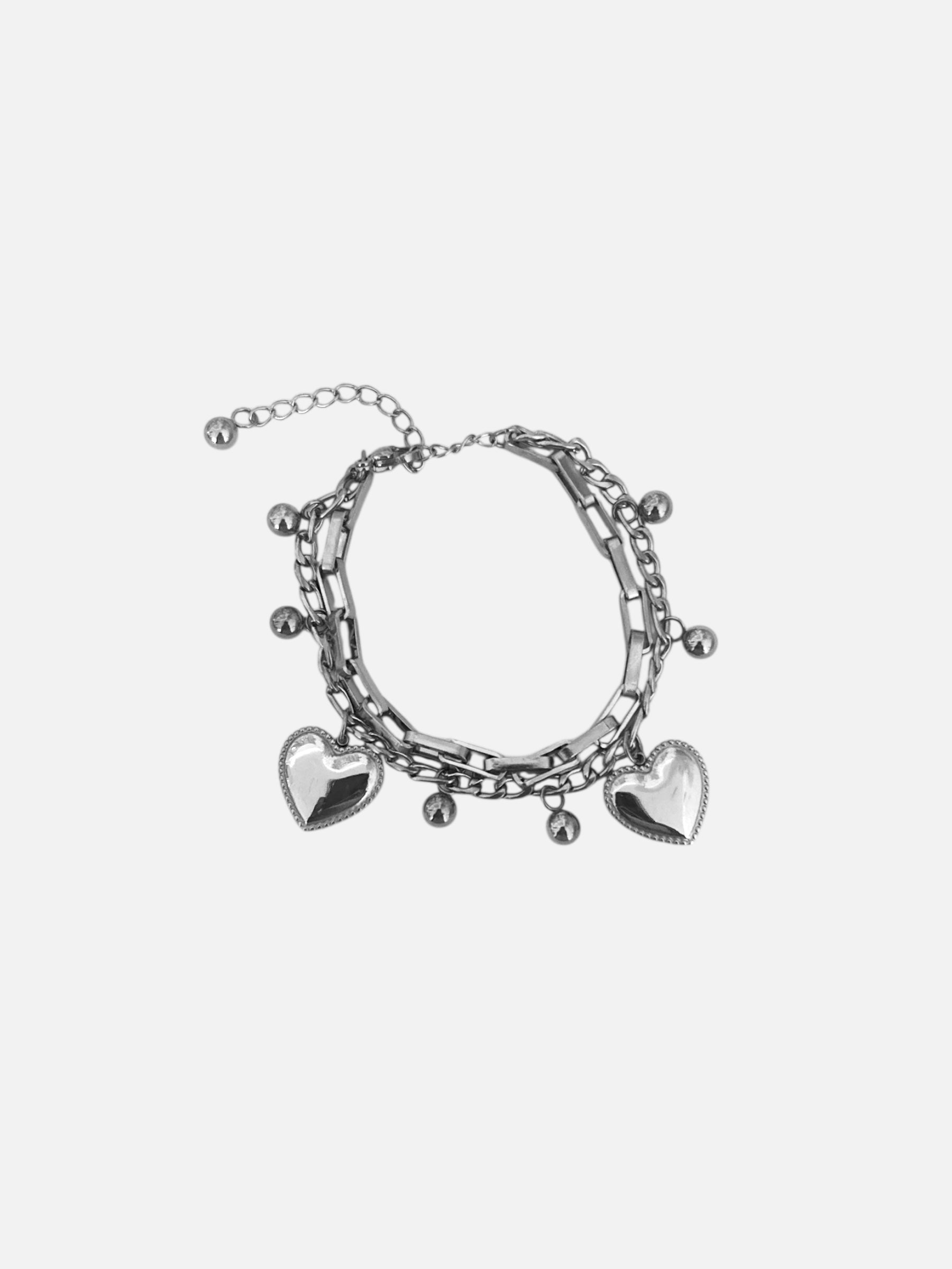 Bracelet Duo d'Amour Argenté
