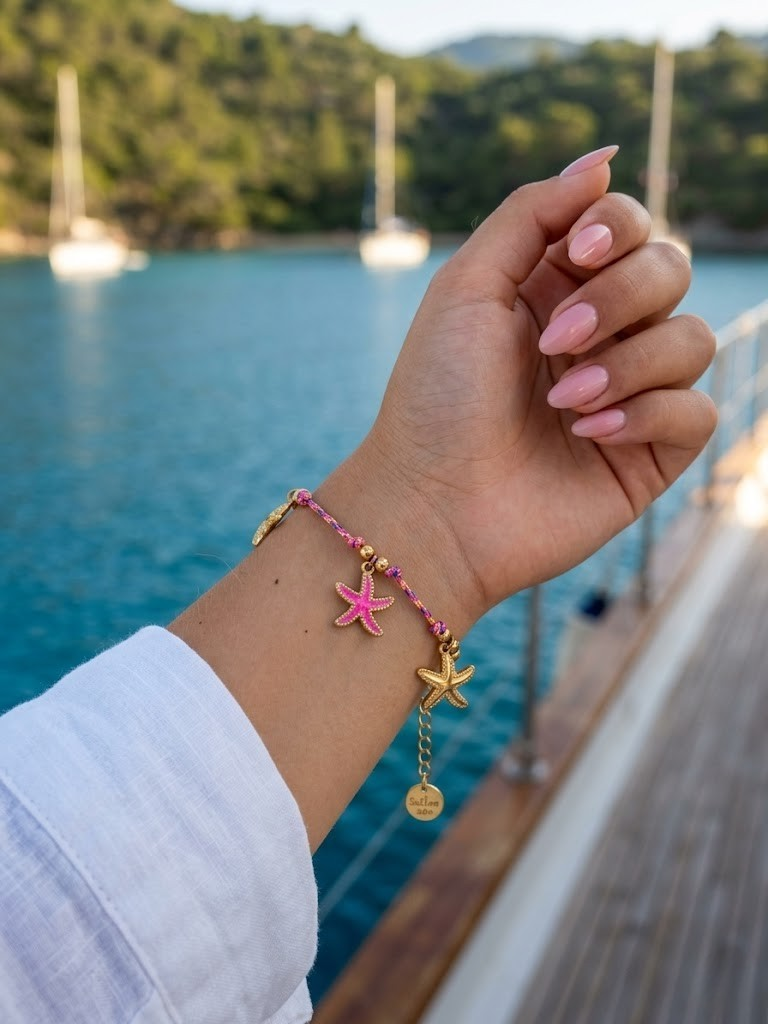 Bracelet Étoile Rose