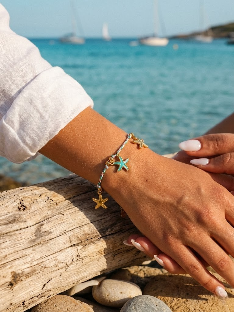 Bracelet Étoile Vert